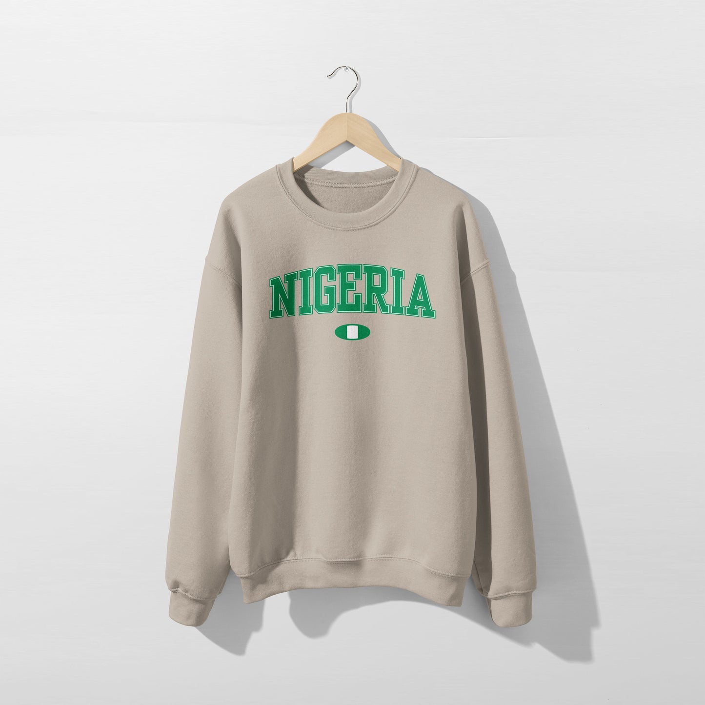 Sudadera con la bandera de Nigeria