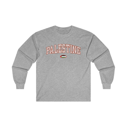 T-shirt à manches longues avec le drapeau de la Palestine