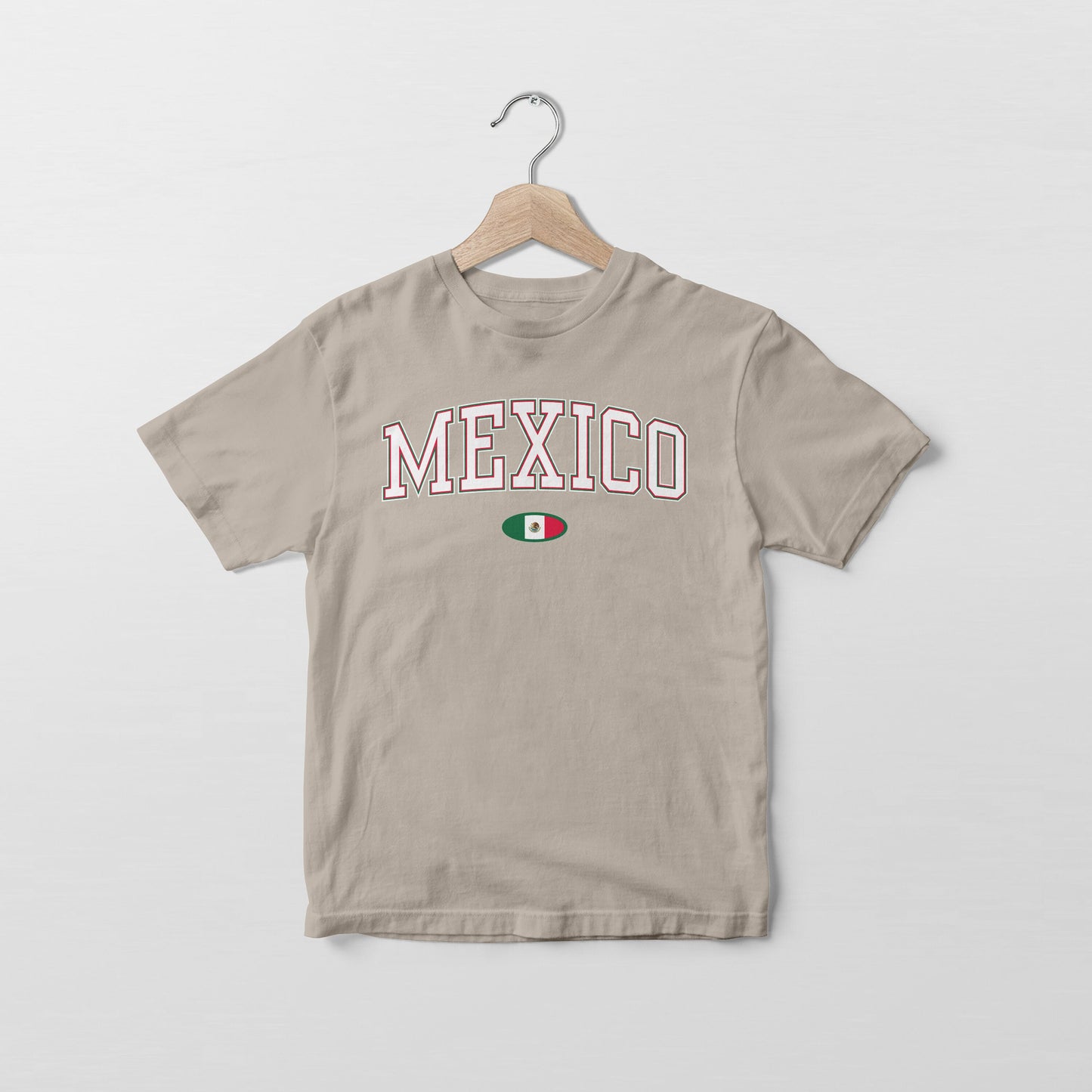 Camiseta con la bandera de México