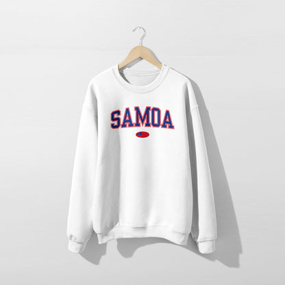 Sweat-shirt avec le drapeau des Samoa