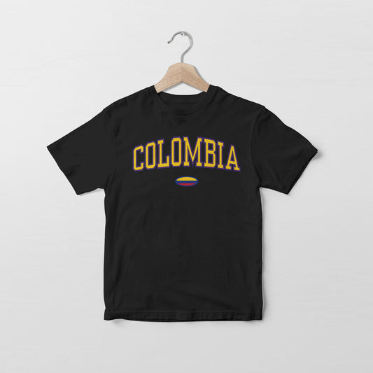 Camiseta con la bandera de Colombia