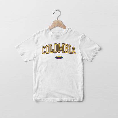 Camiseta con la bandera de Colombia