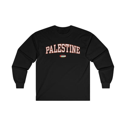 T-shirt à manches longues avec le drapeau de la Palestine