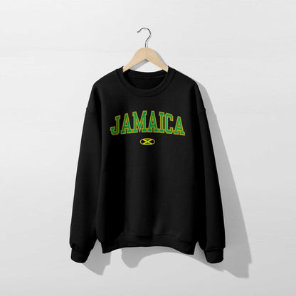 Sweat-shirt avec le drapeau de la Jamaïque