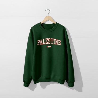 Sweat-shirt avec le drapeau de la Palestine