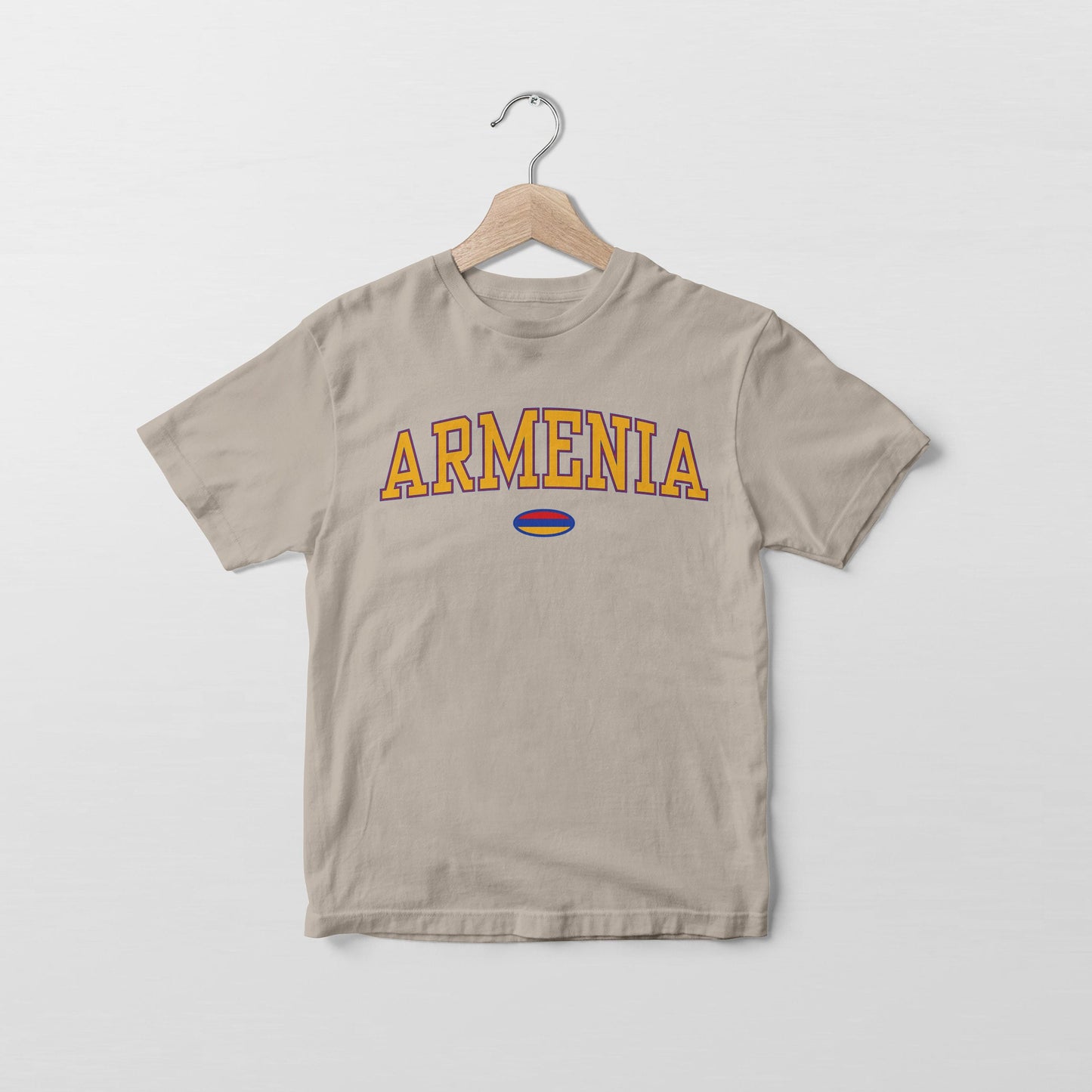 Camiseta con la bandera de Armenia