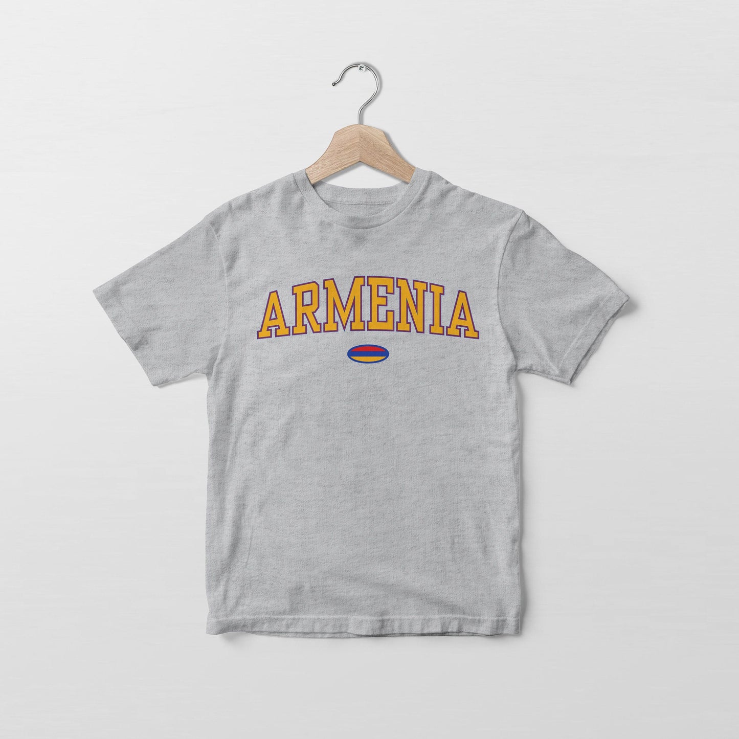 Camiseta con la bandera de Armenia