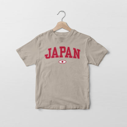 Camiseta con la bandera de Japón