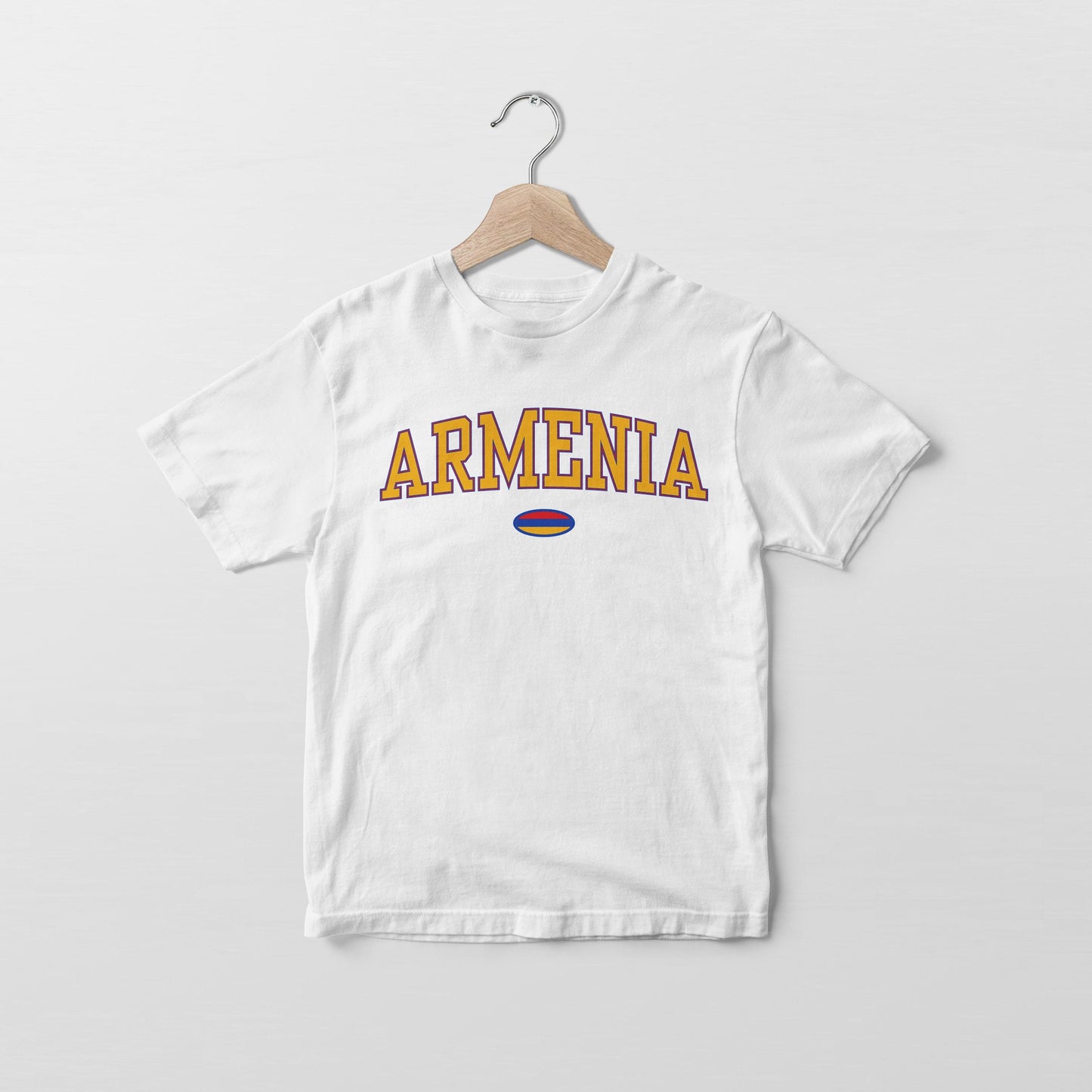 Camiseta con la bandera de Armenia