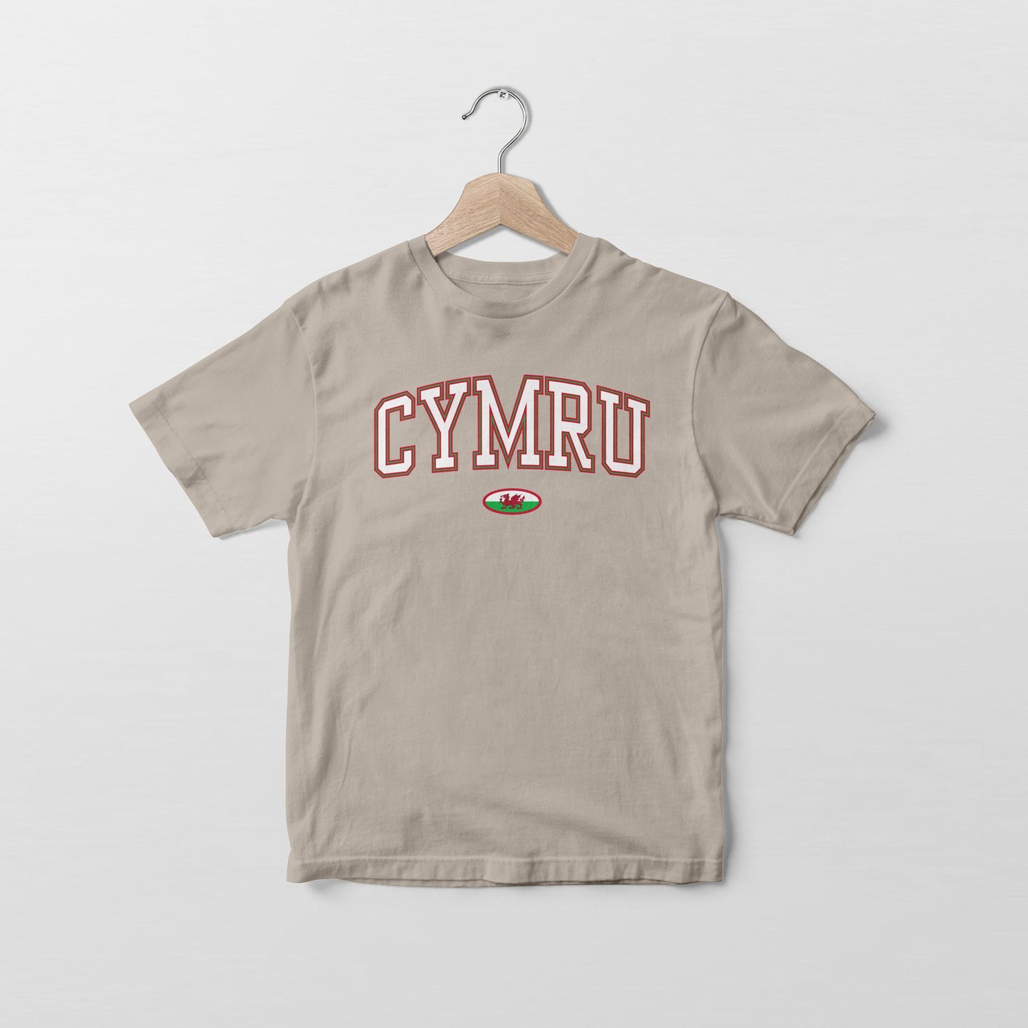 Camiseta con la bandera de Cymru