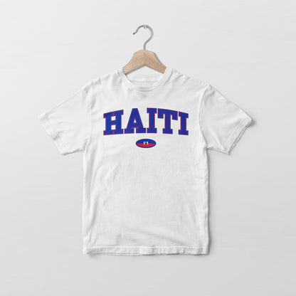 T-shirt avec le drapeau d'Haïti