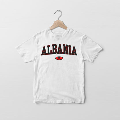 T-shirt avec le drapeau de l'Albanie