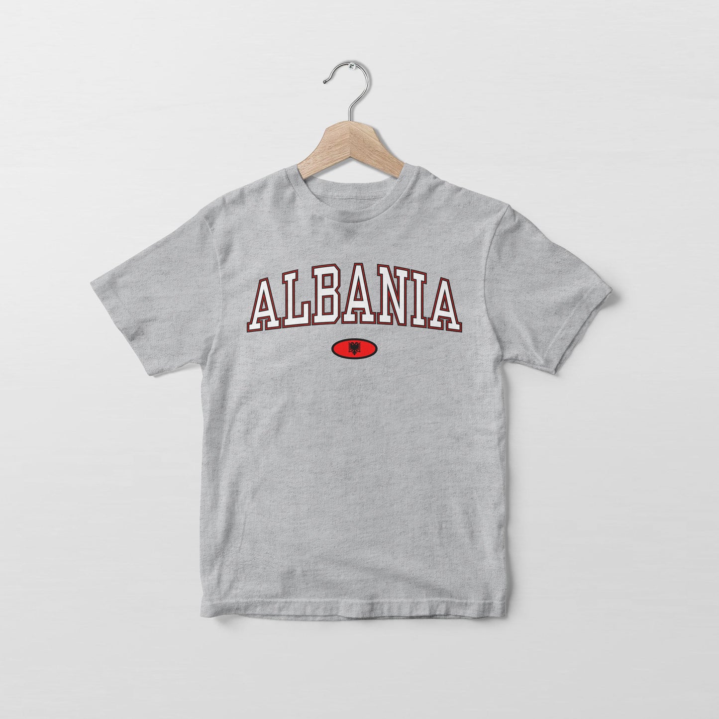 T-shirt avec le drapeau de l'Albanie