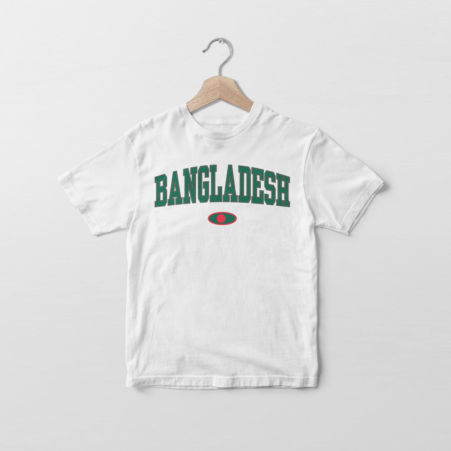 T-shirt avec le drapeau du Bangladesh