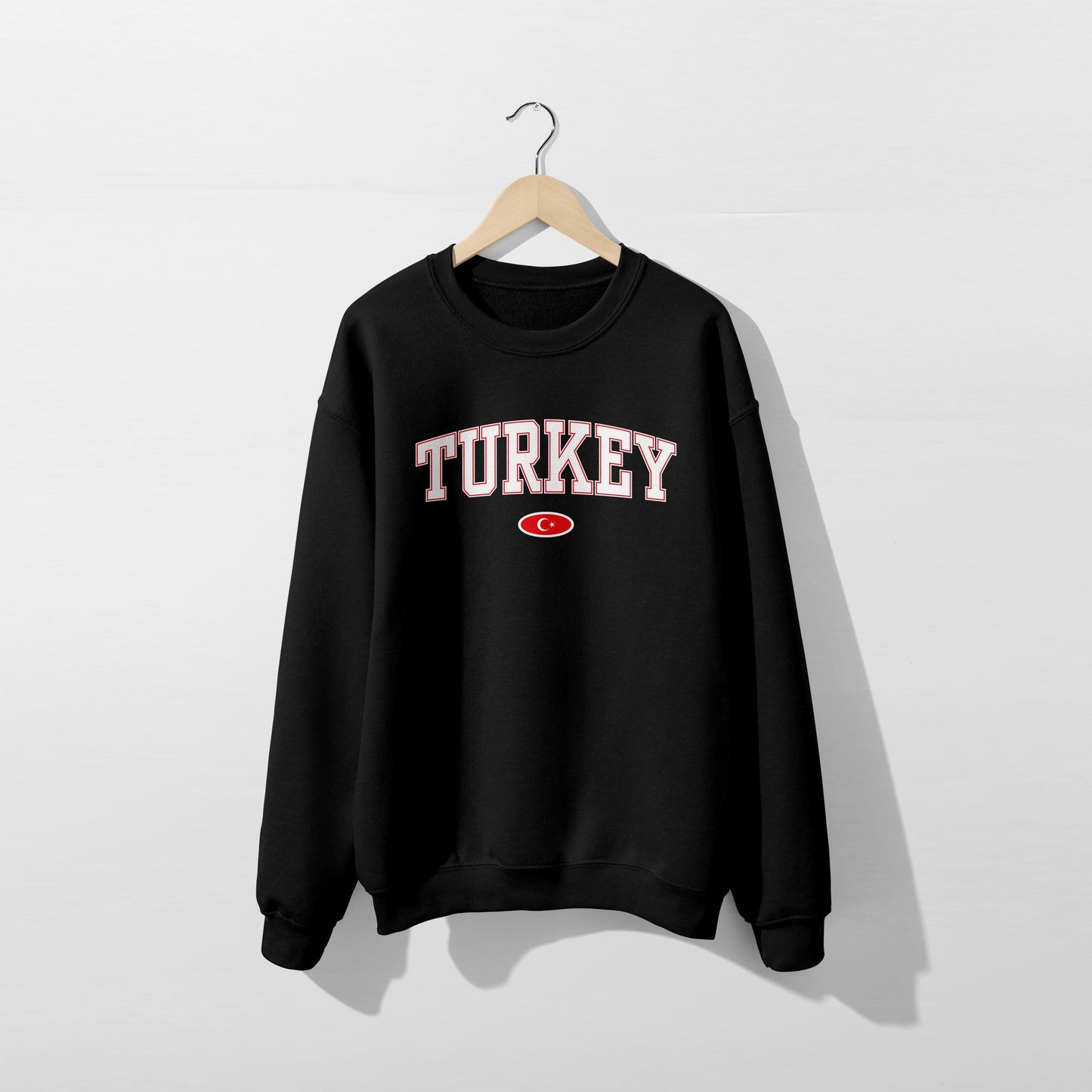 Sweat-shirt avec le drapeau de la Turquie