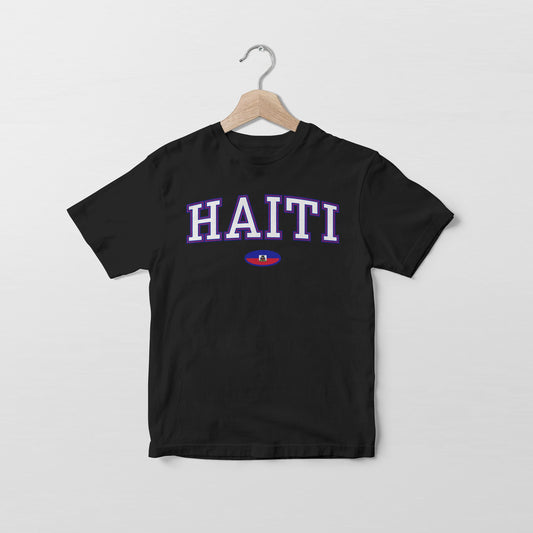 T-shirt avec le drapeau d'Haïti