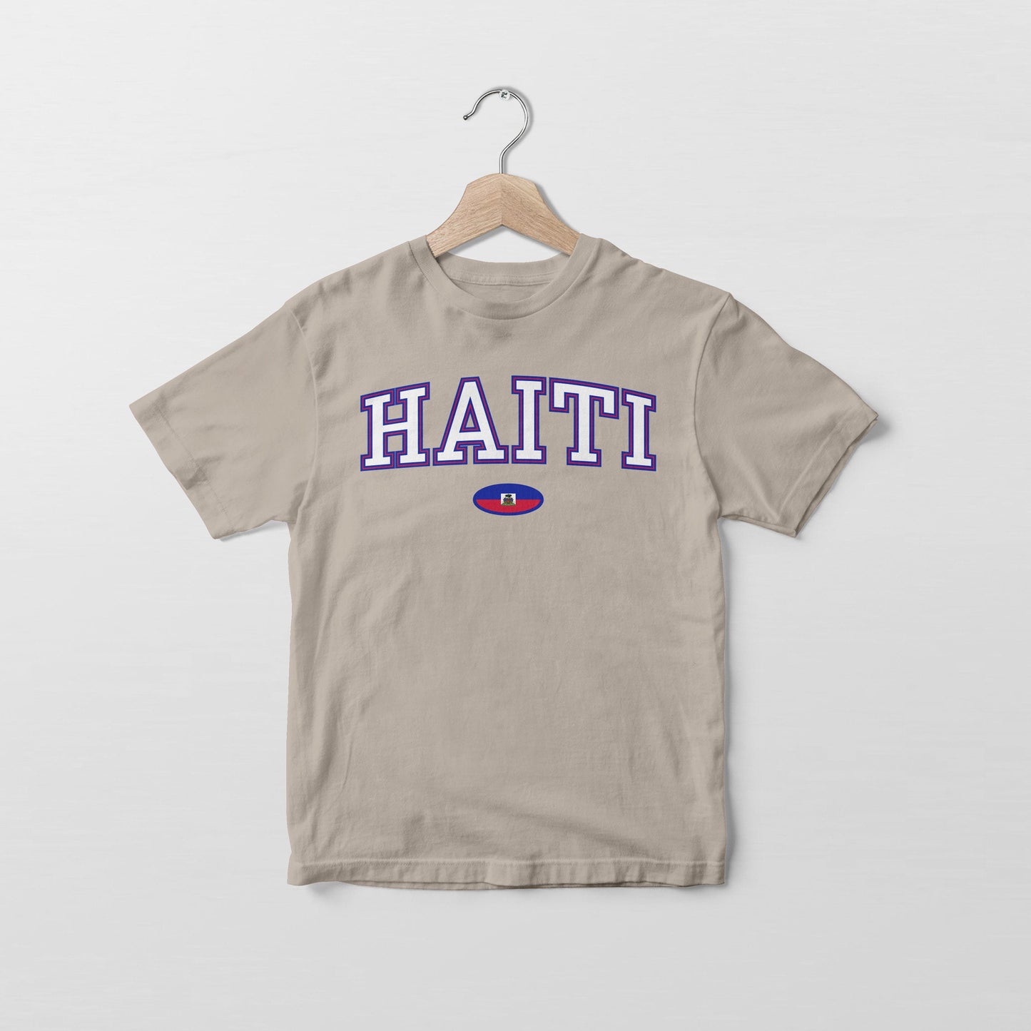 T-shirt avec le drapeau d'Haïti