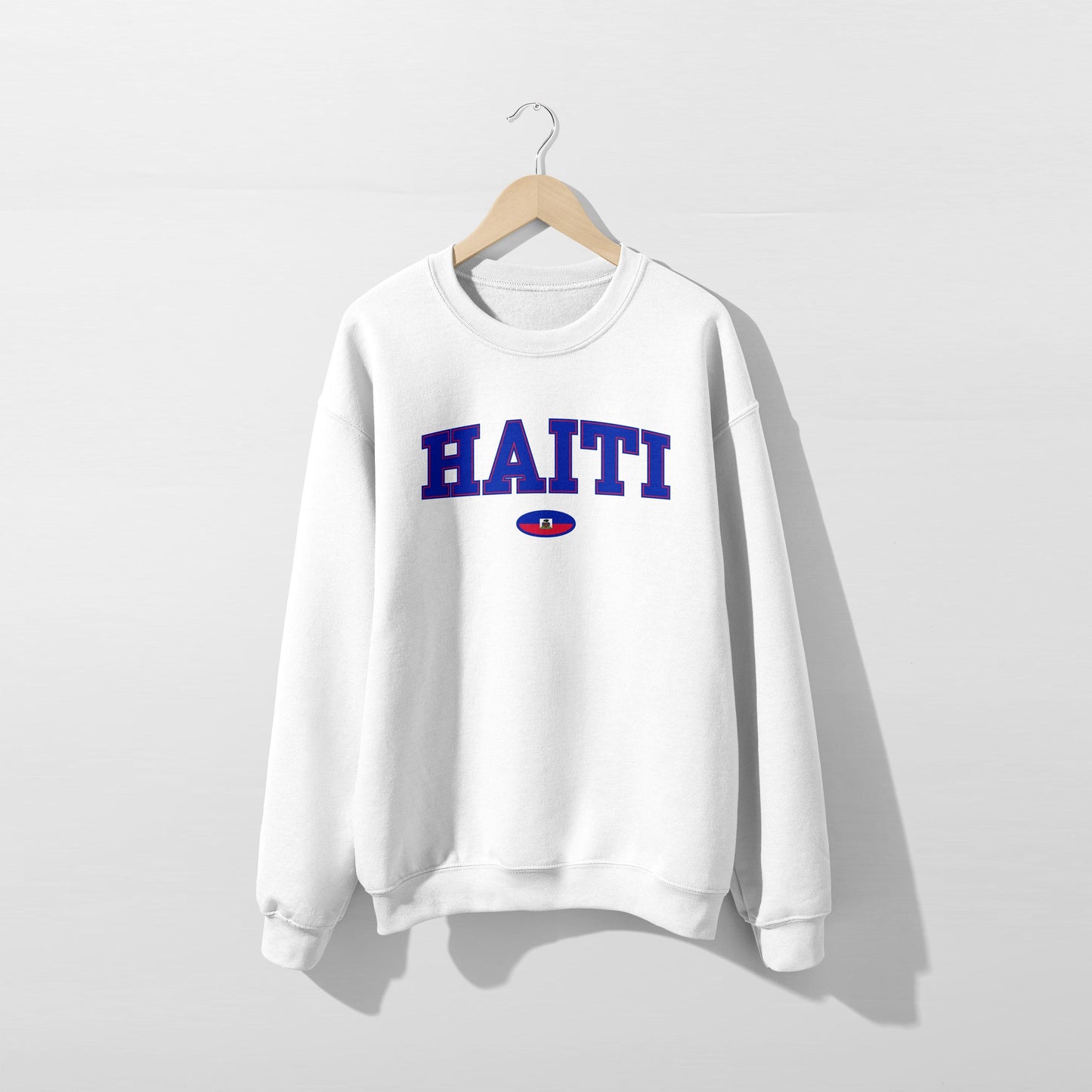 Sweat-shirt avec le drapeau d'Haïti