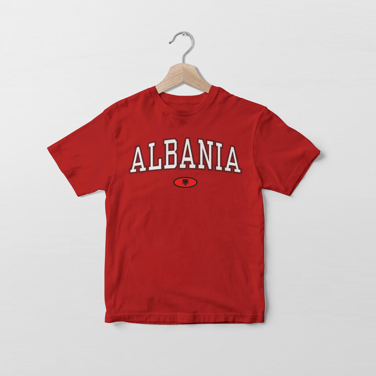 T-shirt avec le drapeau de l'Albanie