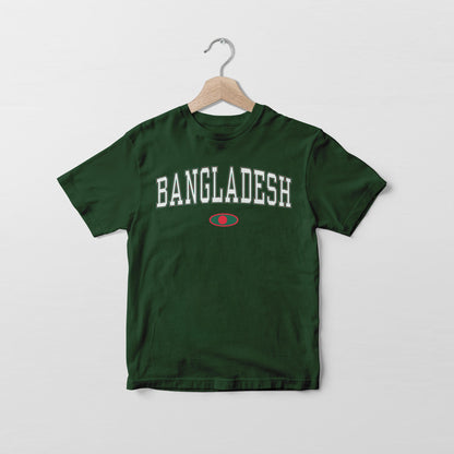 Camiseta con la bandera de Bangladesh