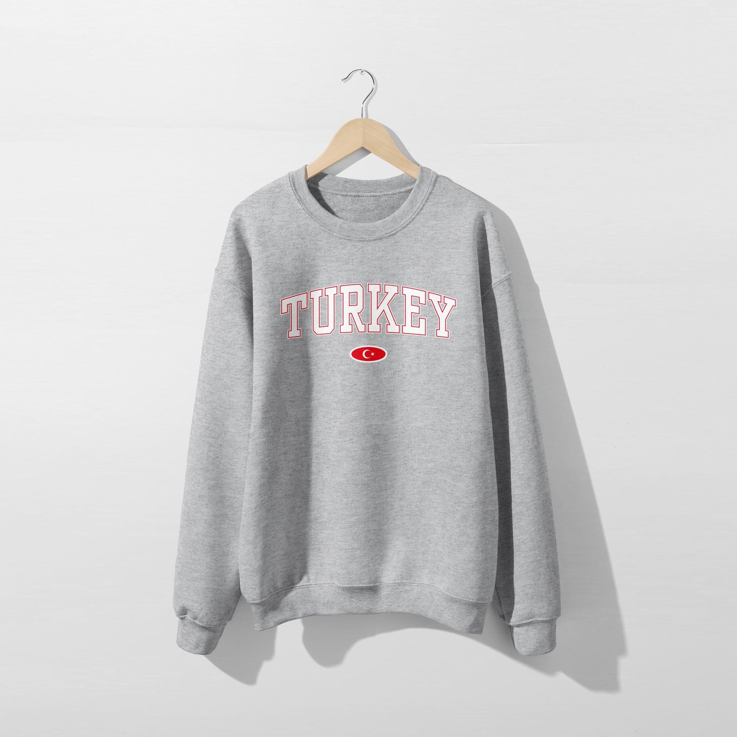 Sweat-shirt avec le drapeau de la Turquie